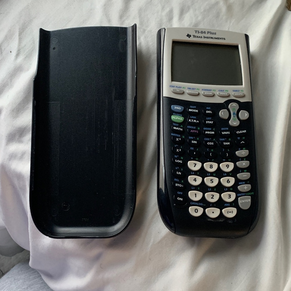 Texas Instruments TI-84 Plus Black and Silver Calculator